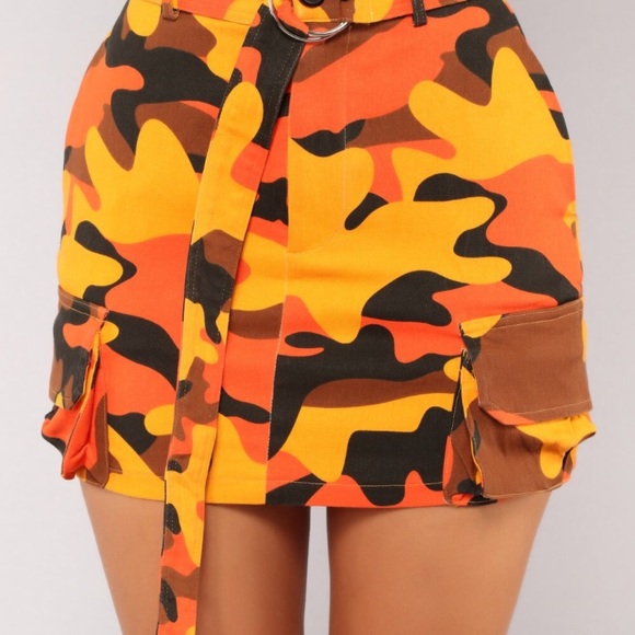 Fashion Nova Skirts | Camo Skirt | Poshmark